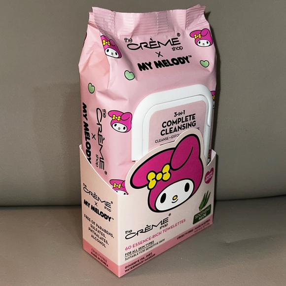 The Crème Shop x My Melody 3-in-1 Complete Cleansing Towelettes - Soothing Aloe - Picture 4 of 6